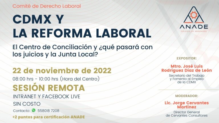 Cdmx Y La Reforma Laboral El Centro De Conciliaci N Y Qu Pasar Con