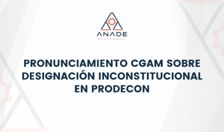 Pronunciamiento CGAM sobre designación inconstitucional en PRODECON